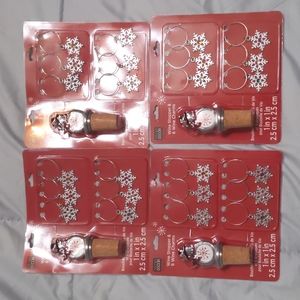 Wine Stopper and charms - 4 sets